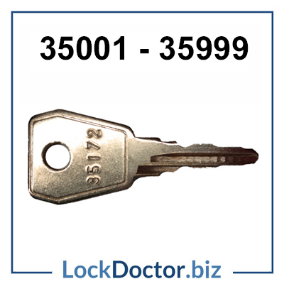 Replacement MASTER Keys made just from the number stamped on the lockface or on the original key
