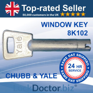 YALE 8K102 Window Key | NEXT DAY | LockDoctor.Biz