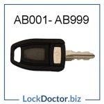 Replacement Bisley Keys AB001-AB999 | NEXT DAY | LockDoctor.Biz