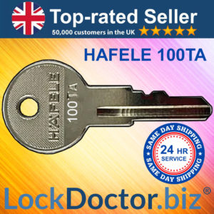 Hafele Furniture Key 100TA | NEXT DAY | LockDoctor.Biz