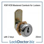 KM1436 20mm M95 mastered camlock for steel lockers from Lockdoctorbiz