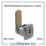 KM1439 20mm M95 mastered camlock for steel lockers from Lockdoctorbiz