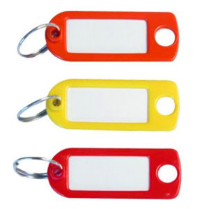 Pack of 10 Plastic Key Tags