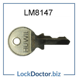 Replacement LM8147 Pass Keys made just from the number stamped on the lockface or on the original key