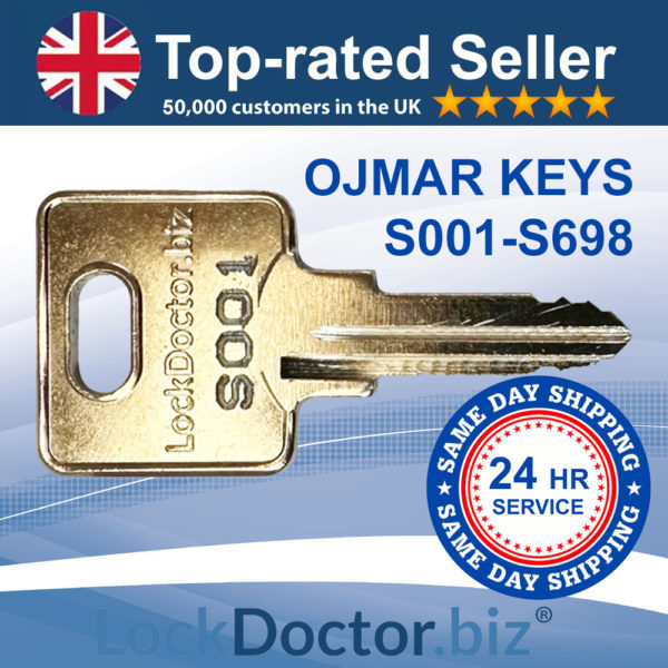 Ojmar Key S001-S698 | NEXT DAY | LockDoctor.Biz