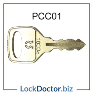 Replacement PCC01 RONIS Master Keys made just from the number stamped on the lockface or on the original key