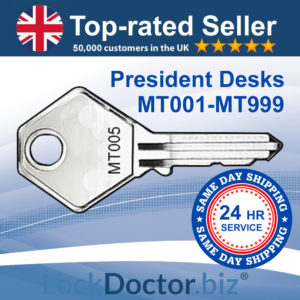 President Desk Keys MT0001-MT1000 | LockDoctor.Biz