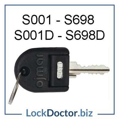 S698 Ojmar Replacement Filing Cabinet Key S001 