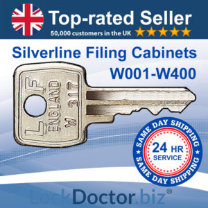 Silverline Filing Cabinet Keys W001-W400 | LockDoctor.Biz