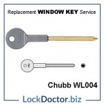 WL004 Chubb 114mm Star Profile WINDOW KEY from wwwlockdoctorbiz