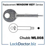 WL008 Chubb Hex Profile 8K109K Window Key Small hexagon window key used for Chubb and Yale rebranded Window locks from wwwlockdoctorbiz
