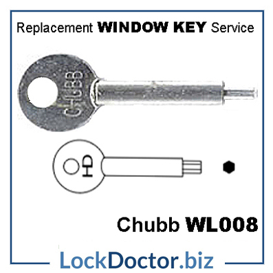 window lock hexagon hexagonal allen CHUBB Chubb security key 