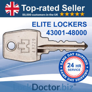 Elite Locker Keys 43001-45000 | NEXT DAY | LockDoctor.Biz