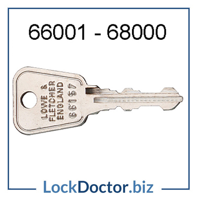66001 to 68000 replacement LINK locker keys available next day at trade prices Lowe Fletcher ENGLAND Silca LF19 from lockdoctorbiz