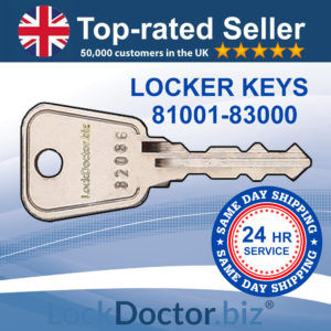 CFG Locker Keys 81001-83000 | NEXT DAY | LockDoctor.Biz