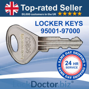 L&F ENGLAND Locker Keys 95001-97000 | LockDoctor.Biz