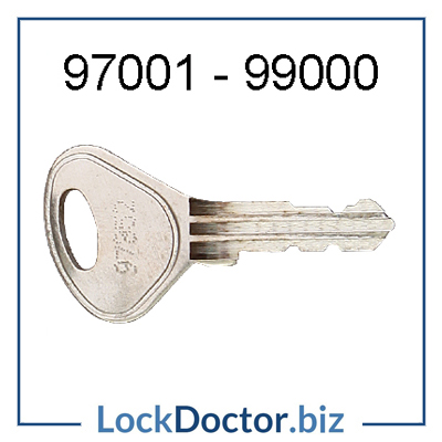 97001 to 99000 replacement LINK locker keys next day Original LF ENGLAND and Silca LF2 L&F Key
