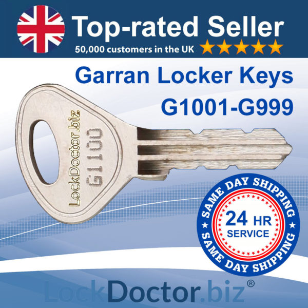 Garran Locker Keys G1001-G9999 | NEXT DAY | LockDoctor.Biz
