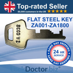 ZA Locker Key ZA001-ZA1800 | NEXT DAY | LockDoctor.Biz