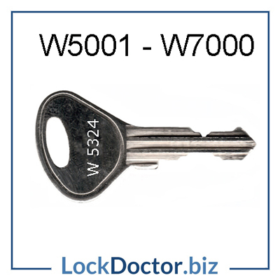 W5001 to W7000 SILVERLINE locker key available next day at trade prices Original LF ENGLAND Silca LF2