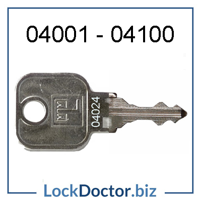 4001 to 4100 MLM Lehmann keys - replacement keys cut to code from lockdoctor.biz