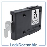 INSIDE VIEW OF KM2764 RH L&F DUAL COIN RETURN LOCK for WET AREAS