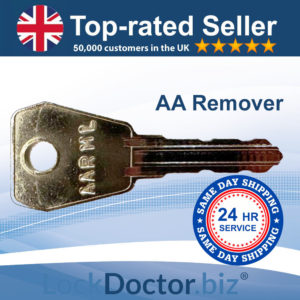 AA Cylinder Remover Key | NEXT DAY | LockDoctor.Biz
