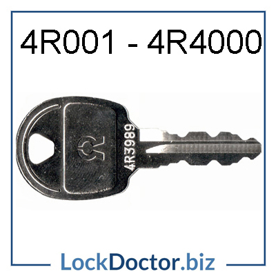 4R001 to 4R4000 RONIS FRANCE Elite locker key available to order online from lockdoctorbiz