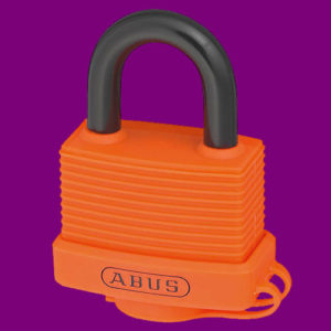 ABUS 70AL/45 ORANGE Padlock | NEXT DAY | LockDoctor.Biz