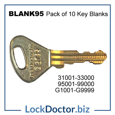 Pack of 10 Key Blanks