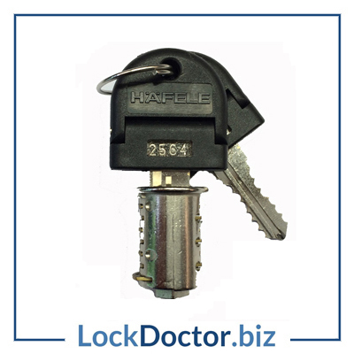 HAFCYL Replacement HAFELE OFFICE FURNITURE Lock Core MASTERED MK3 each with 2 keys from Lock Doctor Services