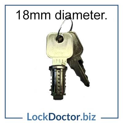 MLMCYL Removable 18mm Core with 2 keys for MLM Lehmann