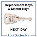 Master keys available next day from lockdoctorbiz