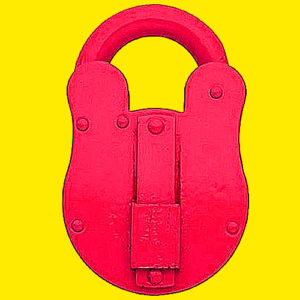 Red NKS RADAR Padlock | NEXT DAY | LockDoctor.Biz