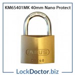 ABUS 65401 40mm Locker Padlock KEYED TO DIFFER with 2 keys each available NEXT DAY