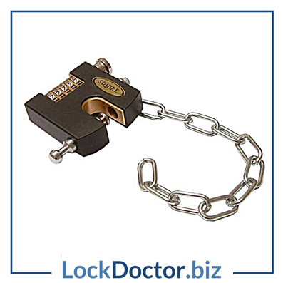 KML16142 Squire SHCB Sliding Shackle 65mm Combination Padlock with Chain