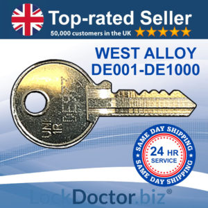 UNION West Alloy Keys | NEXT DAY | LockDoctor.Biz