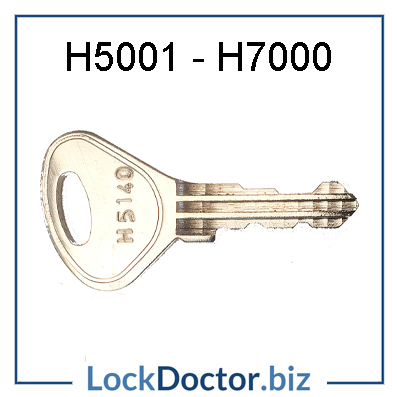 H5001-H7000 Locker Keys