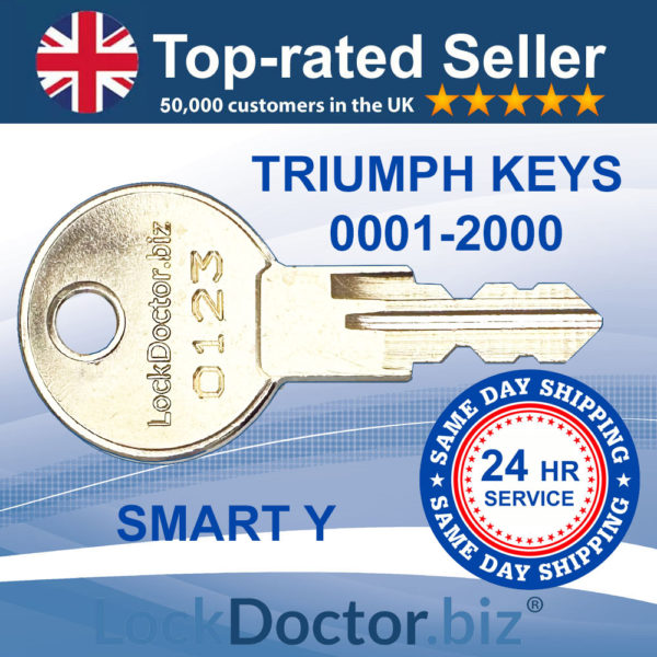 Triumph Keys 0001-2000 | NEXT DAY | LockDoctor.Biz