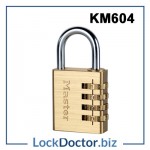 KM604 MasterLock 4 wheel combi padlock