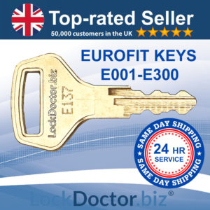 Eurofit Keys E001-E300 | SAME DAY DISPATCH | LockDoctor.Biz