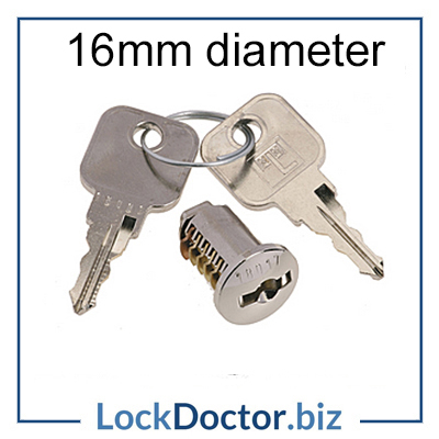 MLMCYL Removable 16mm Core with 2 keys for MLM Lehmann