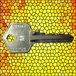 ASEC Padlock Key M | NEXT DAY | LockDoctor.Biz