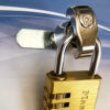 KML26820 Latchlock for Lockers locked by a padlock