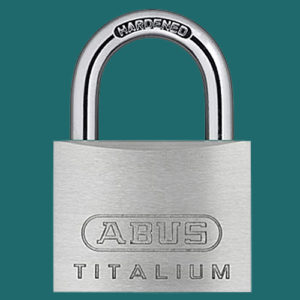 ABUS Titalium 64TI 60mm Padlock 6607 | NEXT DAY | LockDoctor.Biz