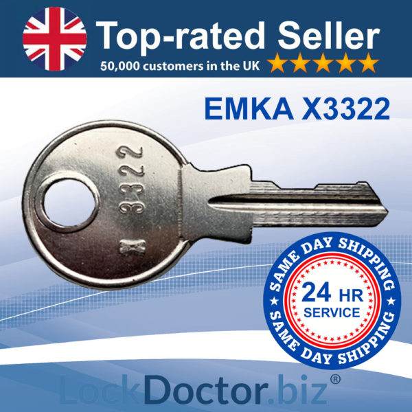 EMKA Key X3322 | NEXT DAY | LockDoctor.Biz
