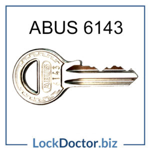 6143KA Abus Padlock Key for 60 40 Padlocks Keyed Alike to 6143