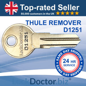 Thule Remover Key D1251 | NEXT DAY | LockDoctor.Biz
