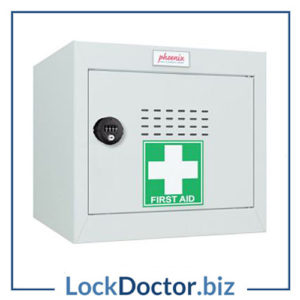 MC0344GGC Phoenix Size 1 Medical Cube Locker with Combination Lock
