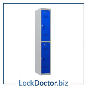 Blue Double-Door Storage Locker | NEXT DAY | LockDoctor.Biz